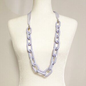 J. Crew Light Purple Chain Necklace